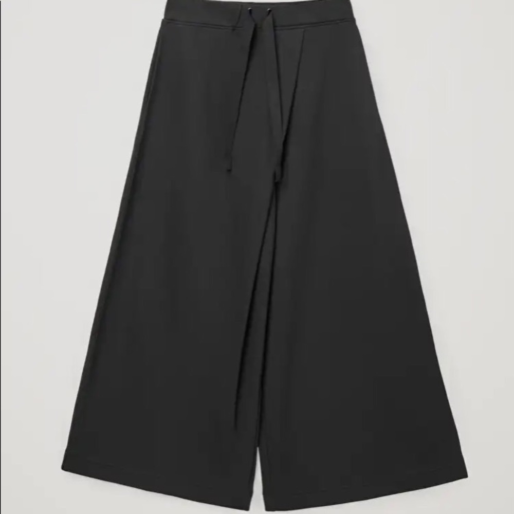 NWT COS  M Wrap Pants Organic Cotton Black - Picture 6 of 10